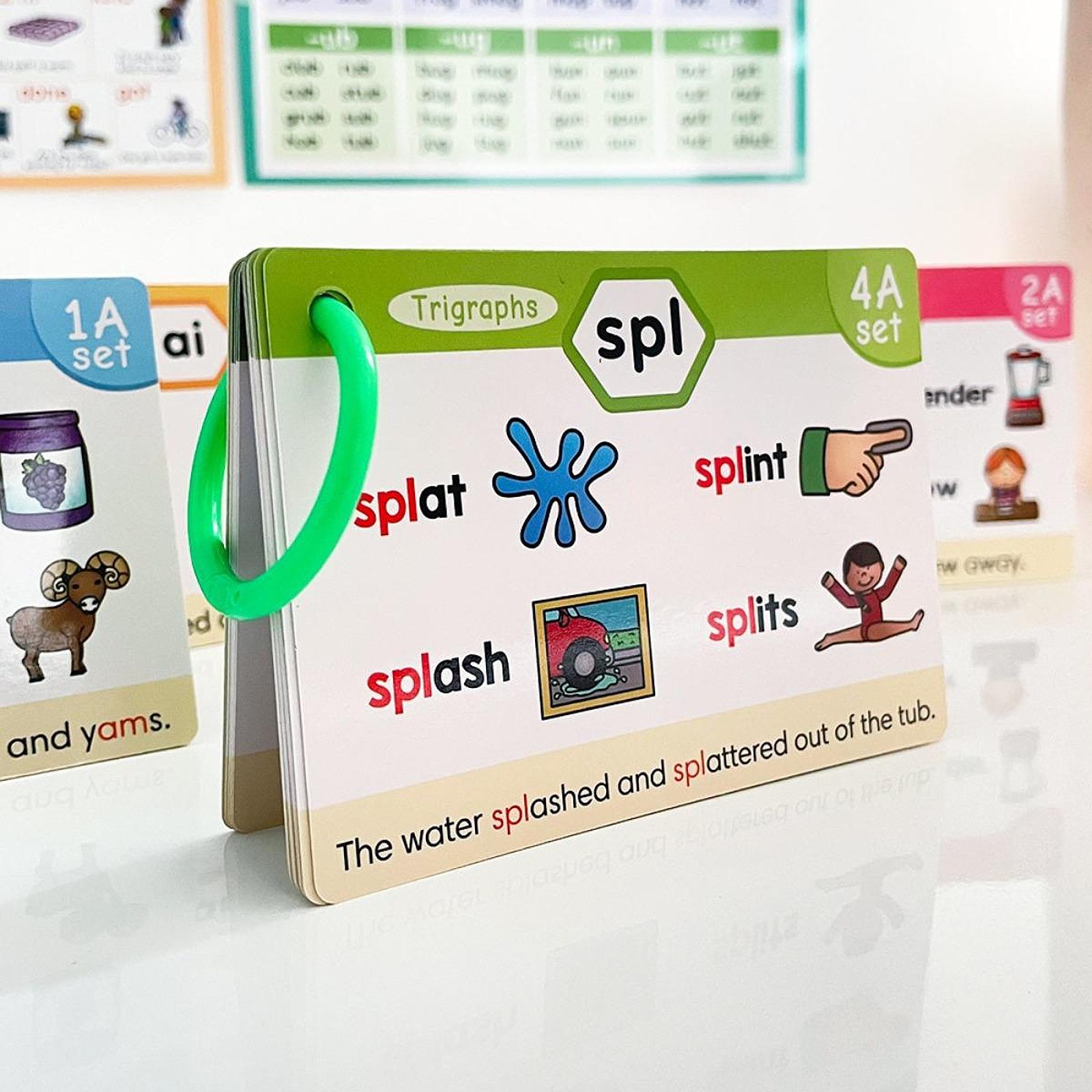 Phonics Card Game - Foniekaarten met lettergeluiden, klaslokaalbenodigdheden, spelletjes voor