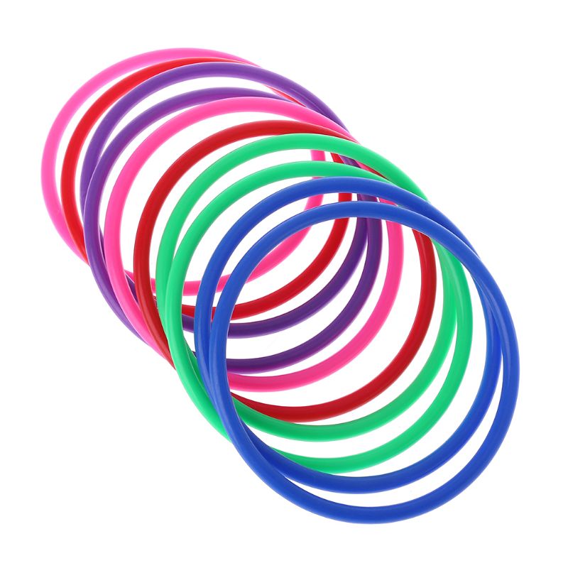 Kids Education Park - 10 Stuks Plastic Toss Ringen Doel