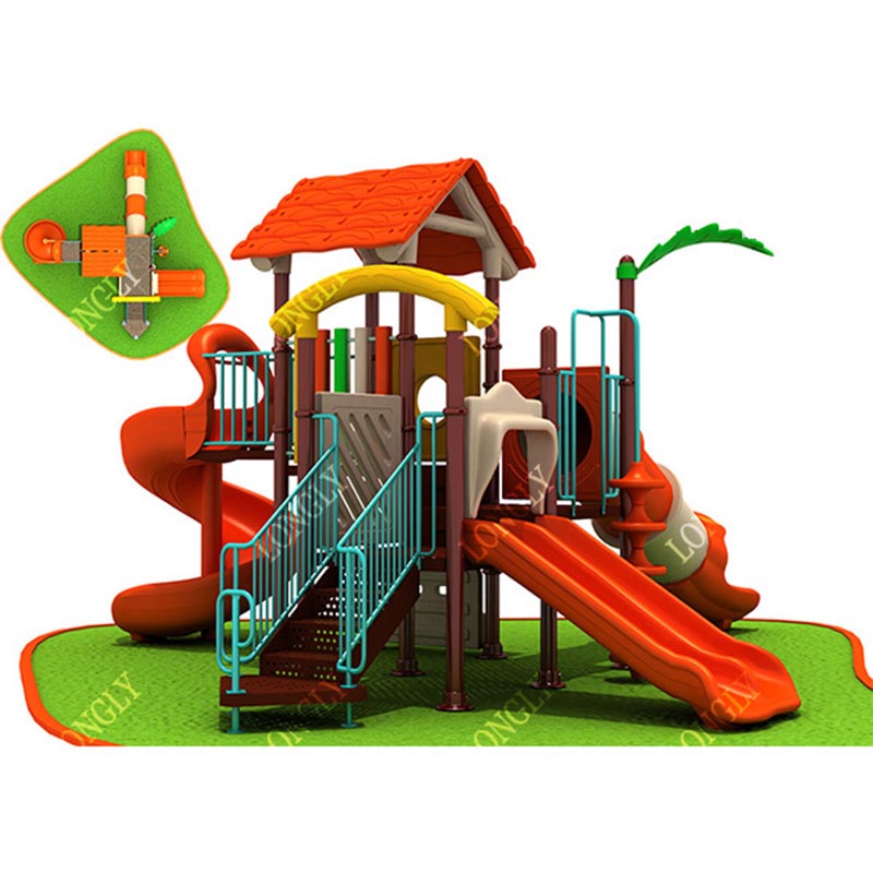 Kids Education Park - Hoog gewaardeerde educatieve kinderspeelglijbaan voor schooltuin,