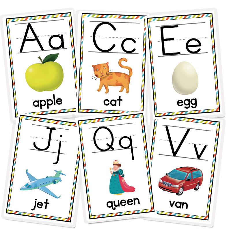 Phonics Card Game - 26 stks Alfabet Phonics Kaarten Voor