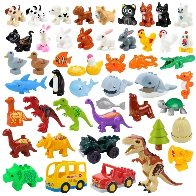 Kids Education World - Grote bouwstenen Jurassic World Dinosaurussen Rex