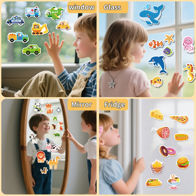 Kids Early Education Books - Kinderen DIY Stickerboek Bubble Scene Sticker