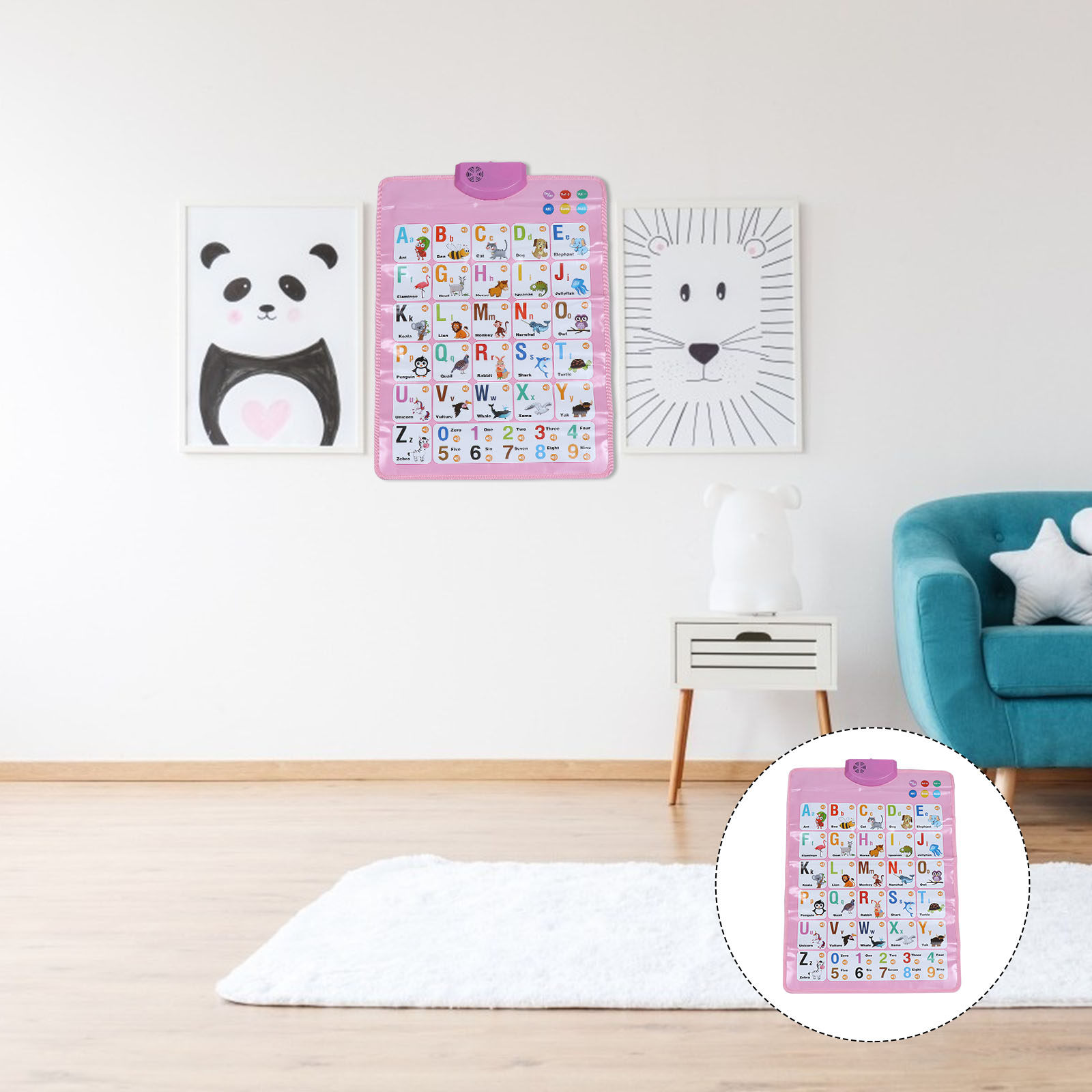 Kids Education Wallpaper - 1 Stuk Lichtgewicht Opvouwbare Engelse Alfabet