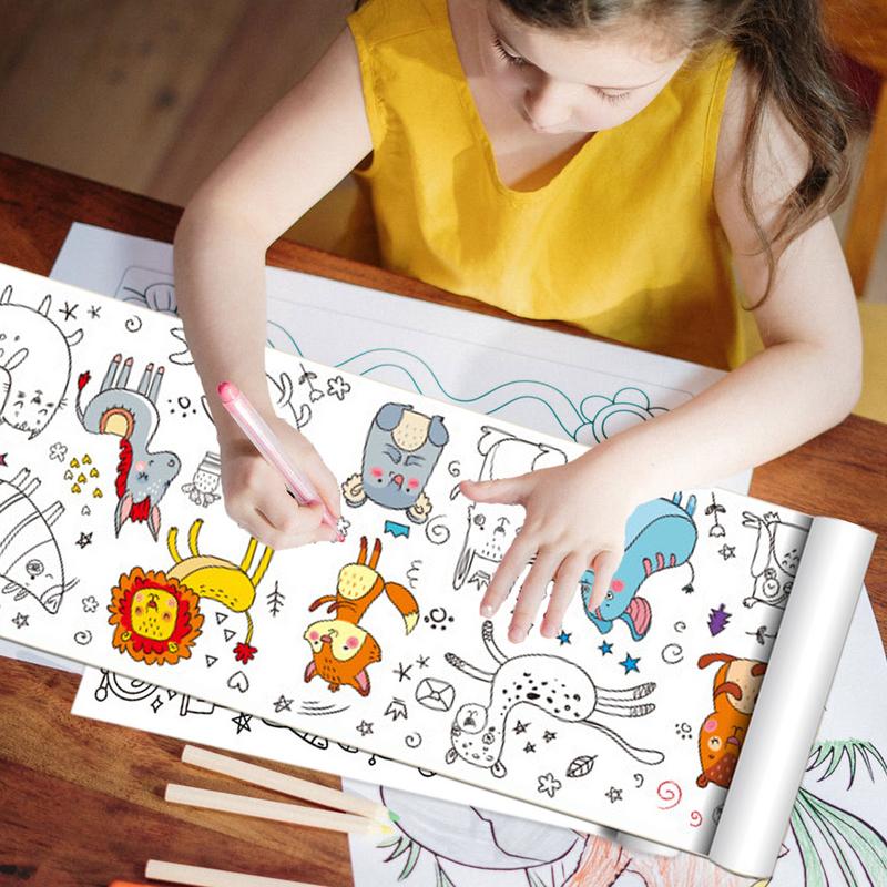 Kleurpapierrol voor kinderen C - Kids Education Wallpaper recensie en prijs