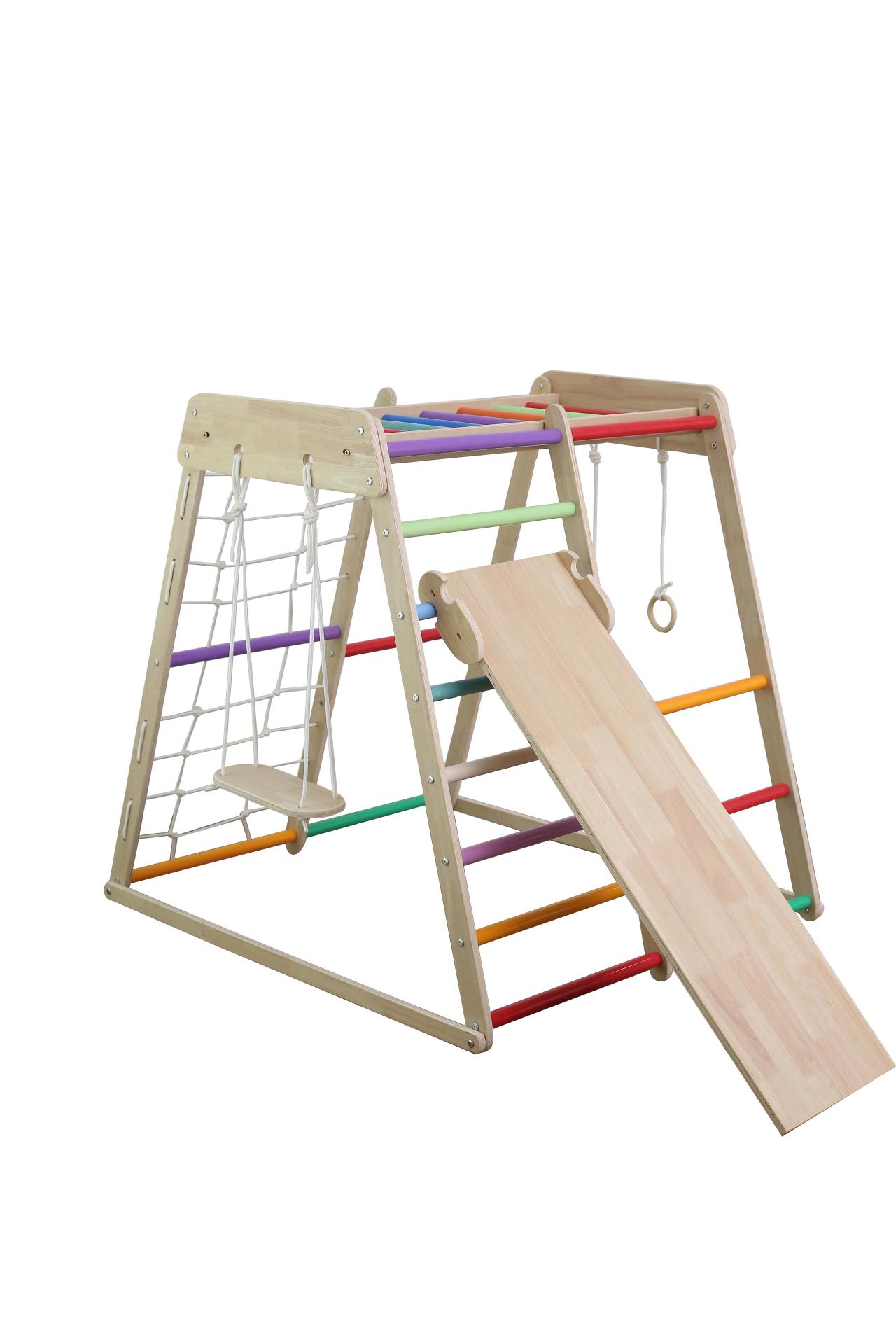 Klimrek van massief hout voor  - Kids Education Park recensie en prijs