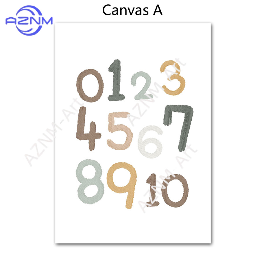 1/2 stuks Onderwijs Leren Numm - Kids Education Wallpaper recensie en prijs