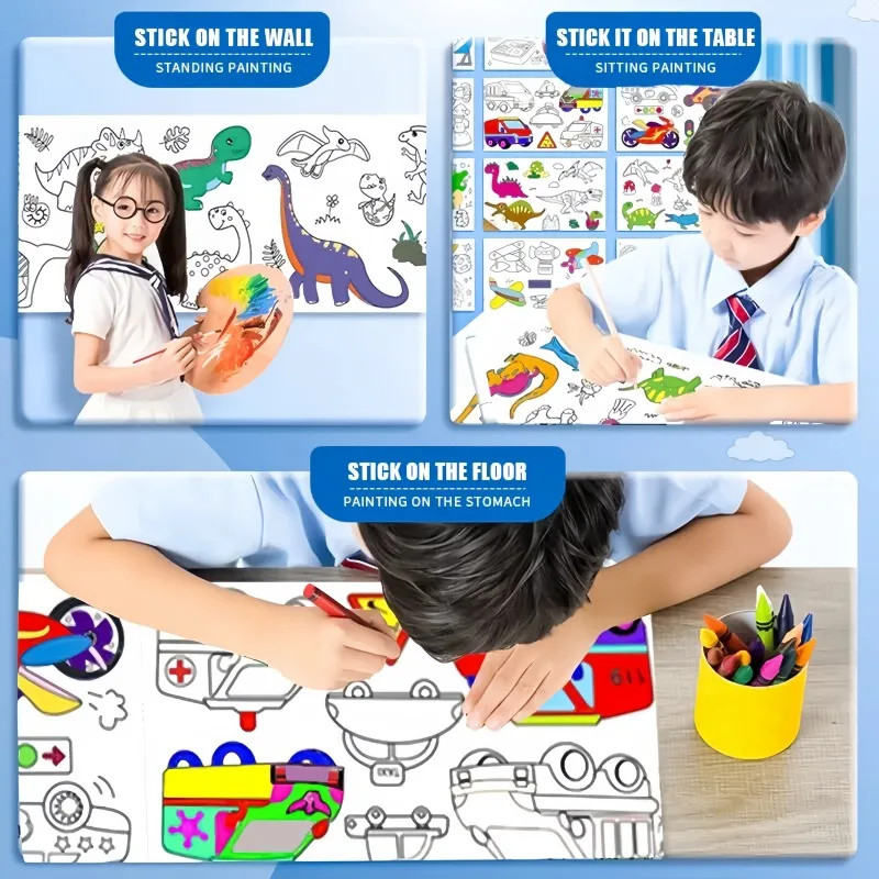 Kinderen Kleurpapier Rol Kleve - Kids Education Wallpaper recensie en prijs