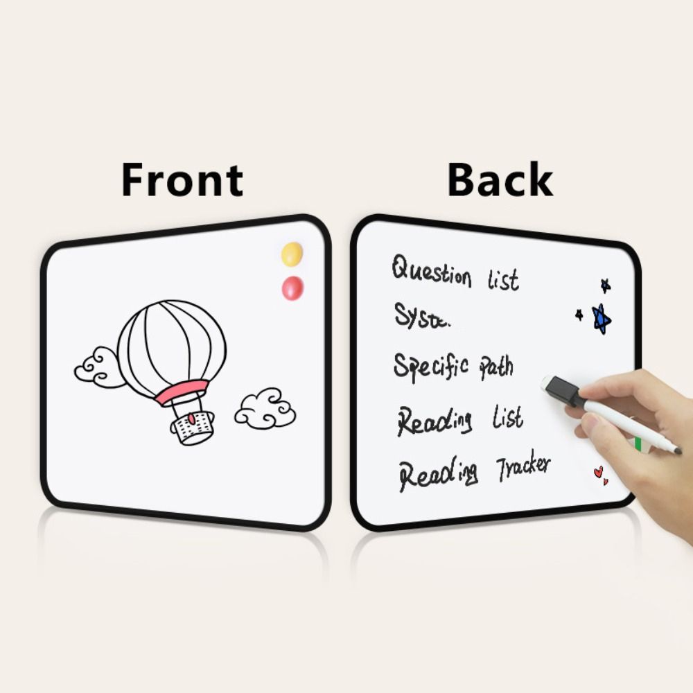 A5/A4/B4/A3 Whiteboard Dubbelz - Magnetic Letter Board recensie en prijs