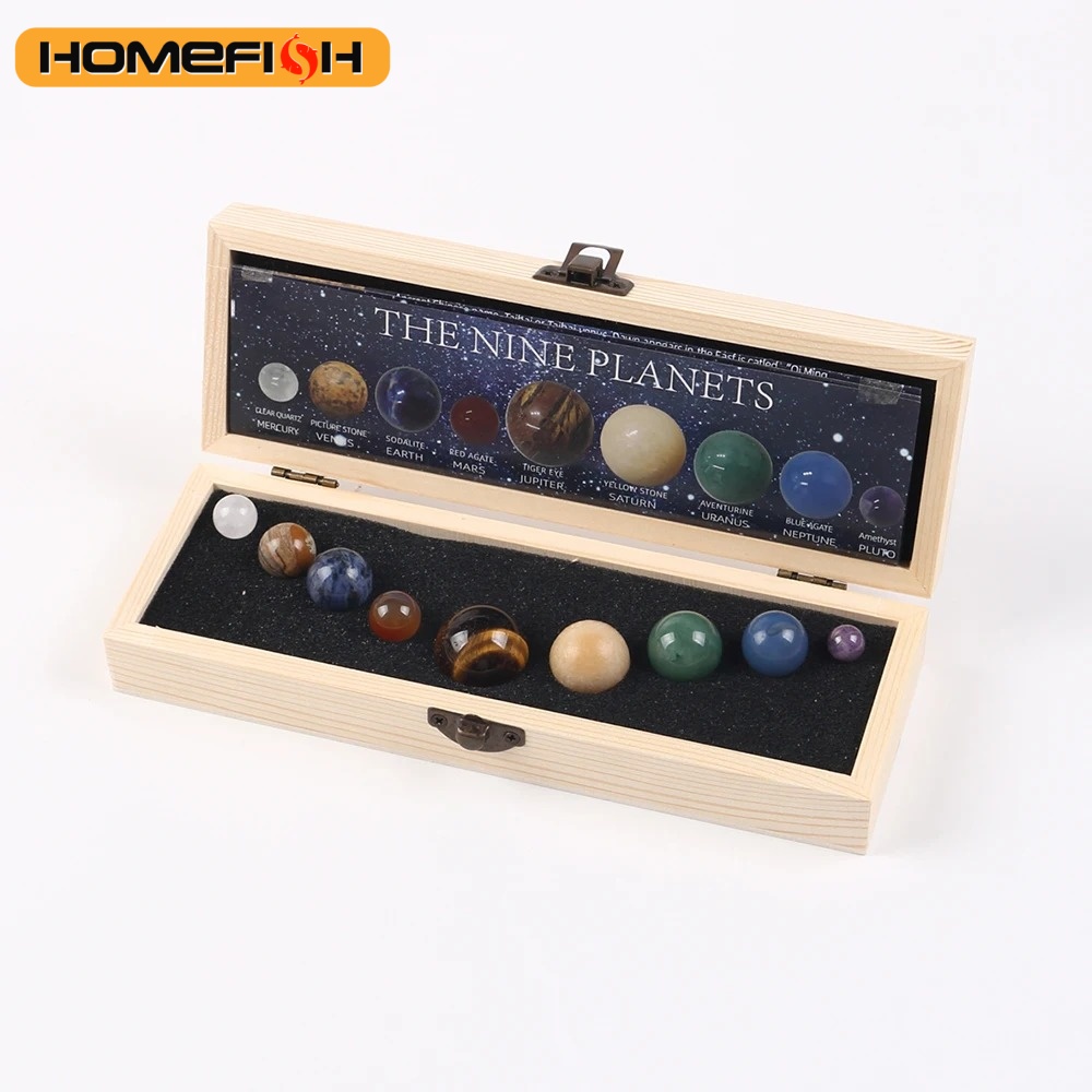 Zonnestelsel Natuurlijke Krist - Solar System Model recensie en prijs
