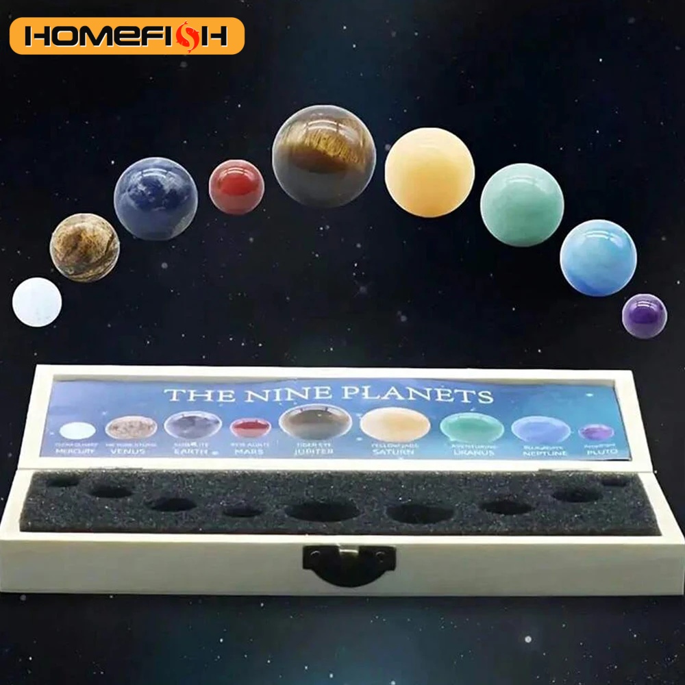 Zonnestelsel Natuurlijke Krist - Solar System Model recensie en prijs