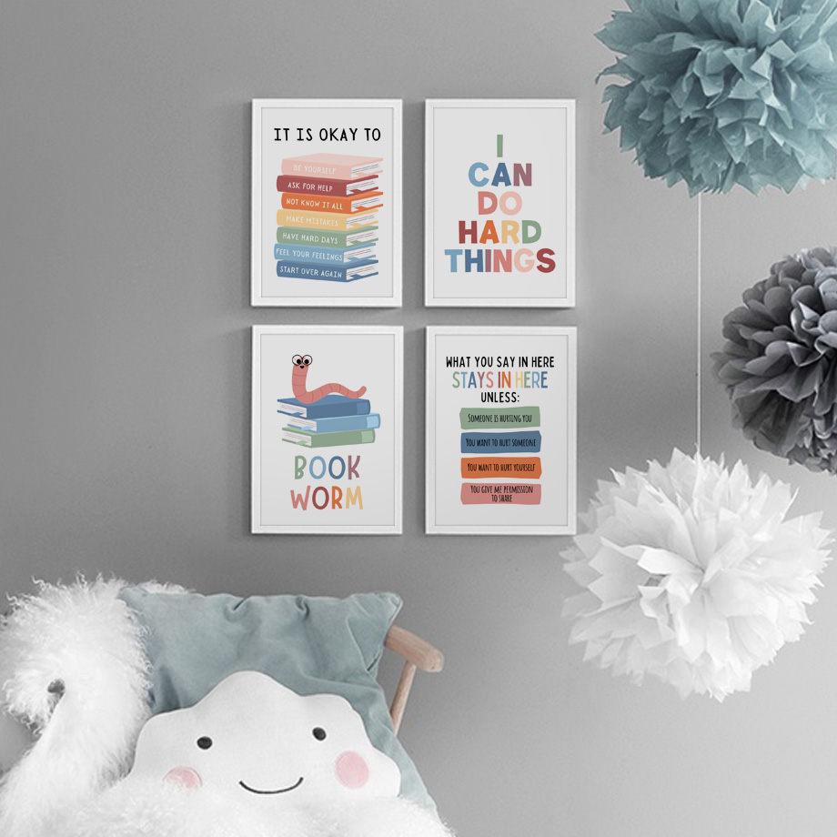 Engelse onderwijscitaten Motiv - Kids Education Quote recensie en prijs