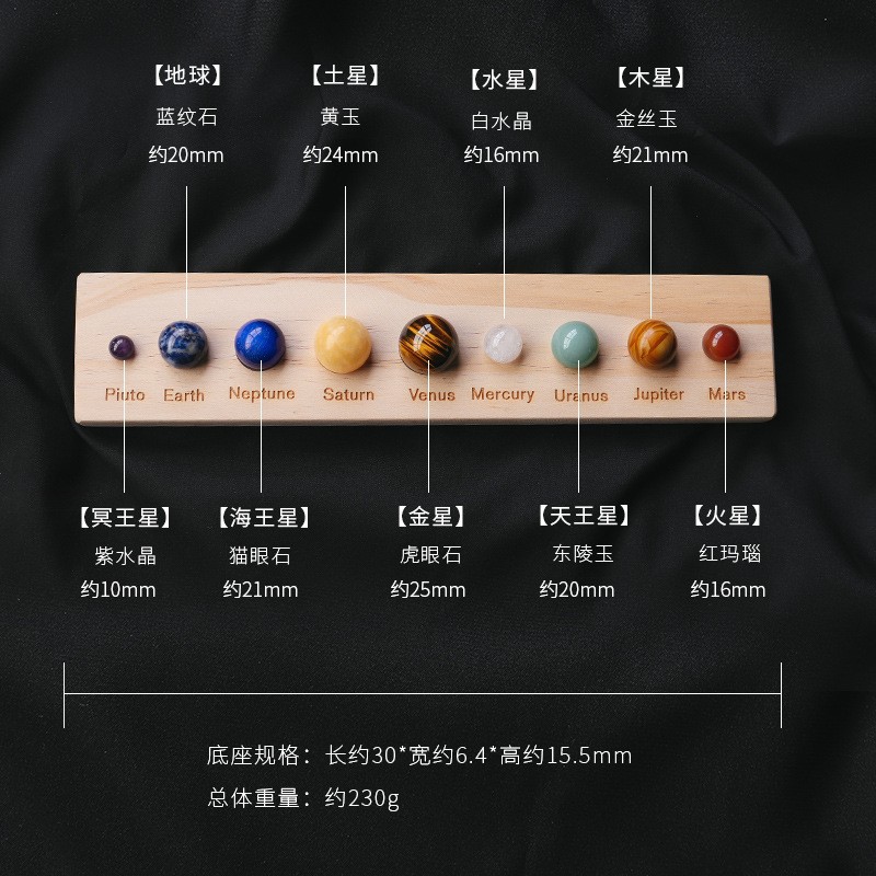 Kristallen Bol Planeet Zonnest - Solar System Model recensie en prijs
