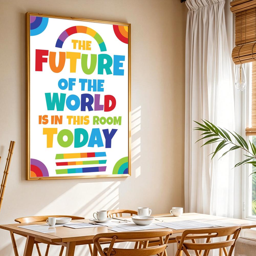 Positieve Kid Classroom Wall P - Kids Education Wallpaper recensie en prijs