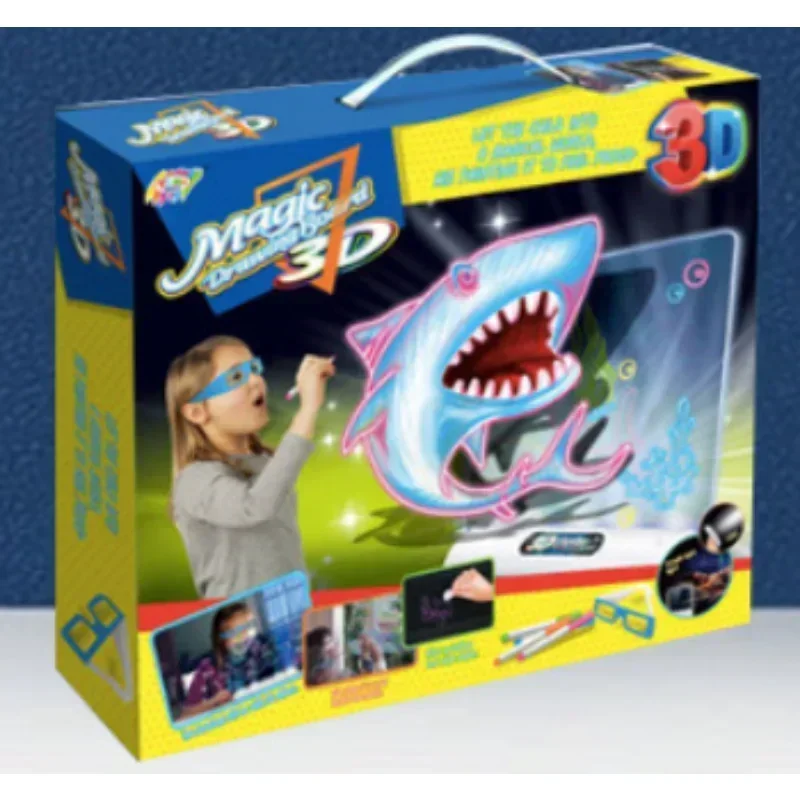 3D magische tekentafel LED-glo - Kids Education Foundation recensie en prijs