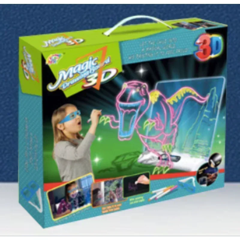3D magische tekentafel LED-glo - Kids Education Foundation recensie en prijs