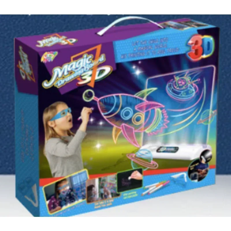 3D magische tekentafel LED-glo - Kids Education Foundation recensie en prijs