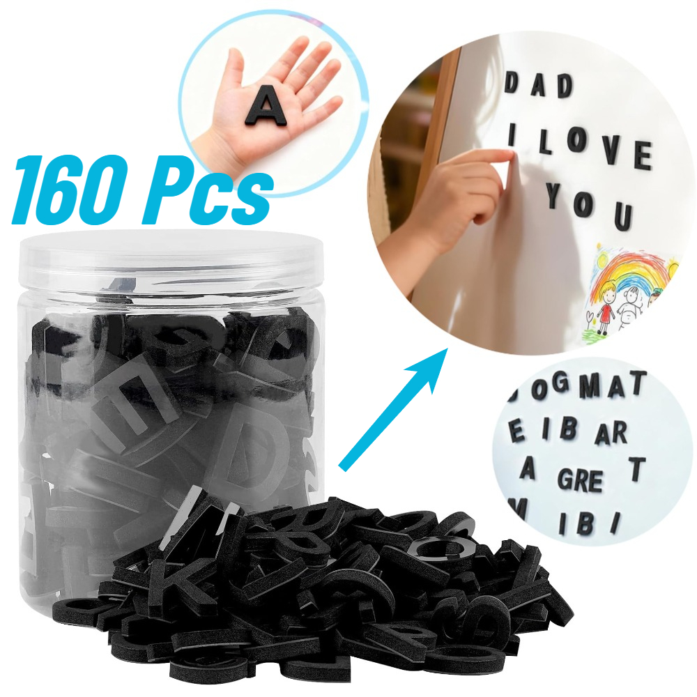 160 stuks decoratieve magnetis - Magnetic Letter Board recensie en prijs