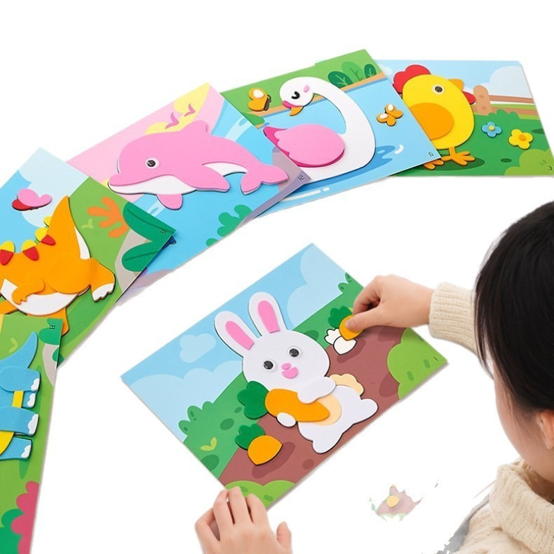 12 stuks/set 3D EVA schuim sti - Kids Education Wallpaper recensie en prijs