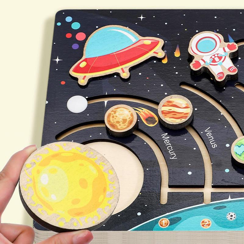 Zonnestelsel Model Board Houte - Solar System Model recensie en prijs