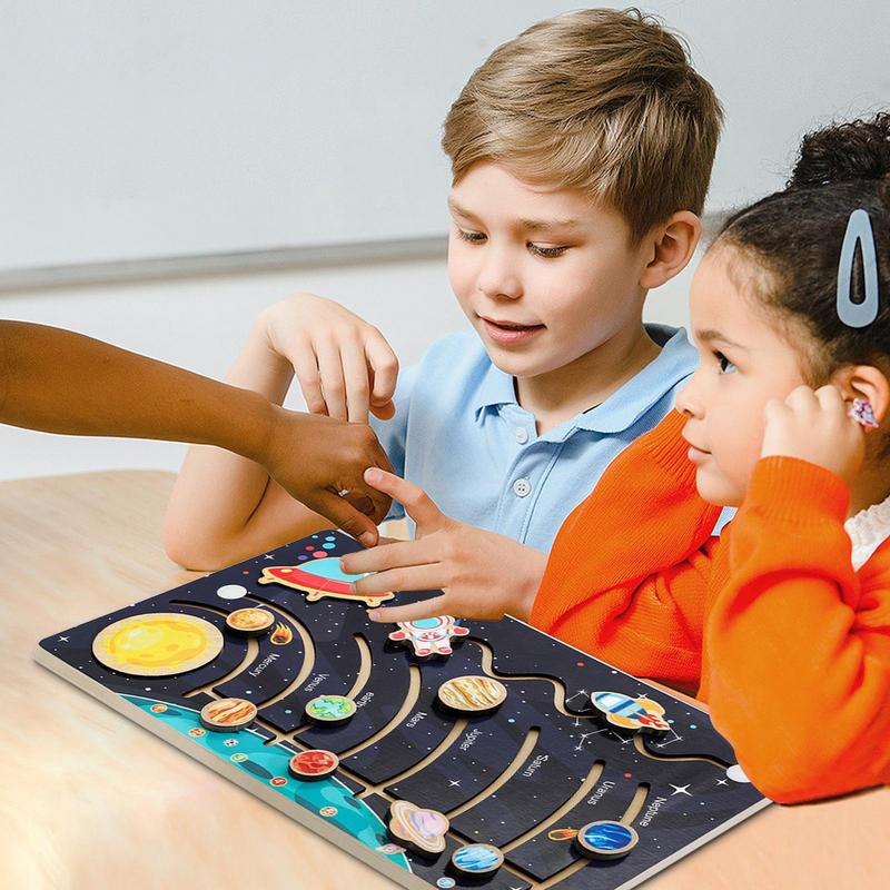 Zonnestelsel Model Board Houte - Solar System Model recensie en prijs