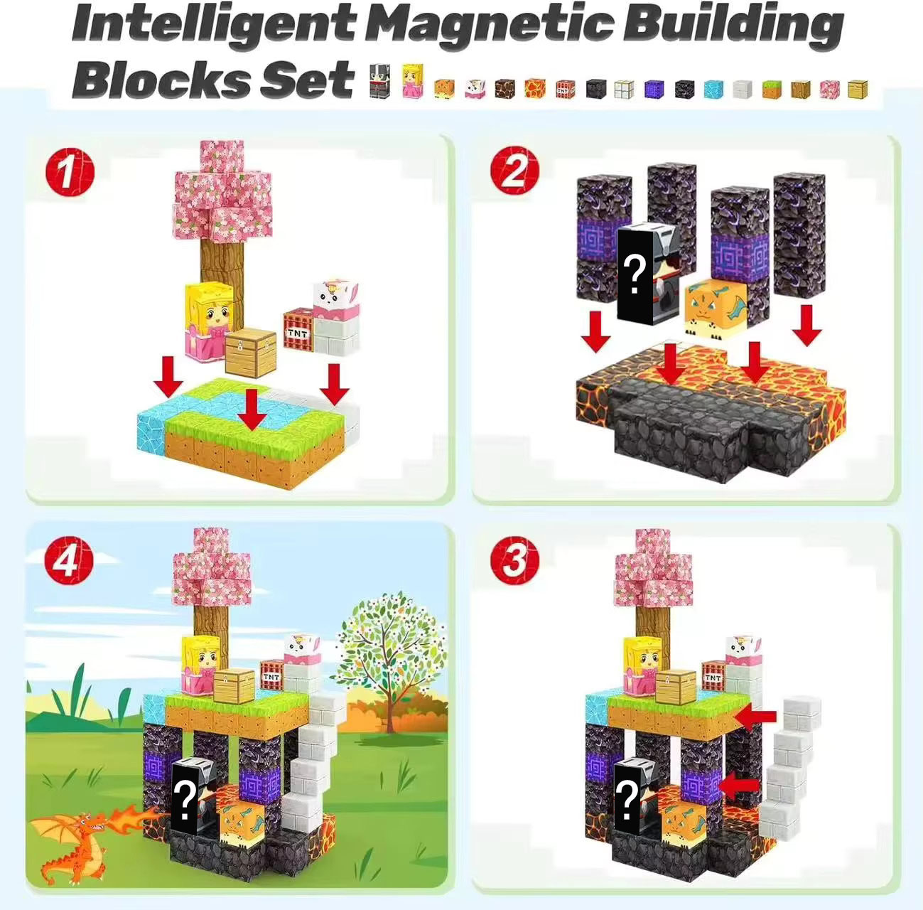 Magnetische bouwstenen Mijnwer - Kids Education World recensie en prijs
