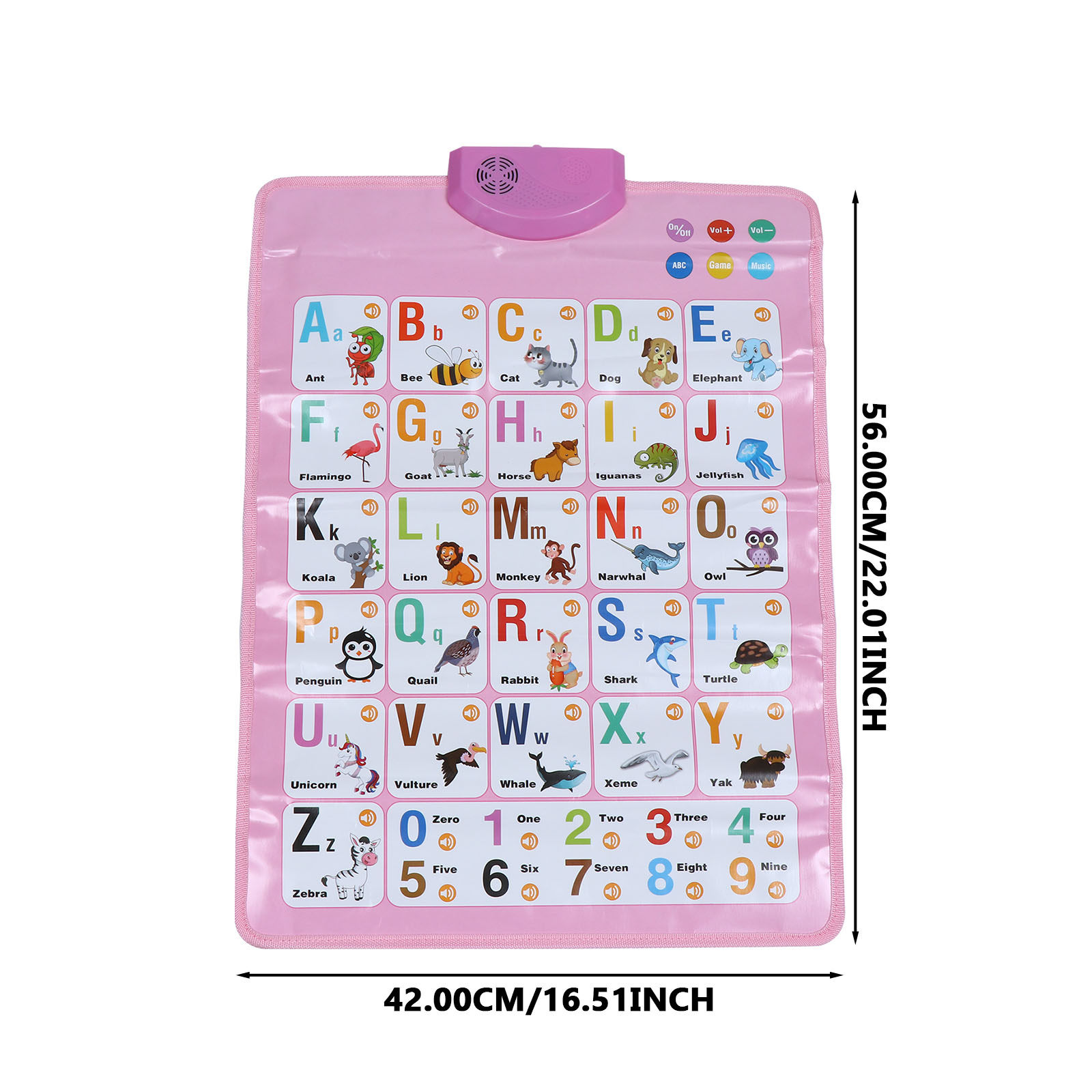 1 Stuk Lichtgewicht Opvouwbare - Kids Education Wallpaper recensie en prijs