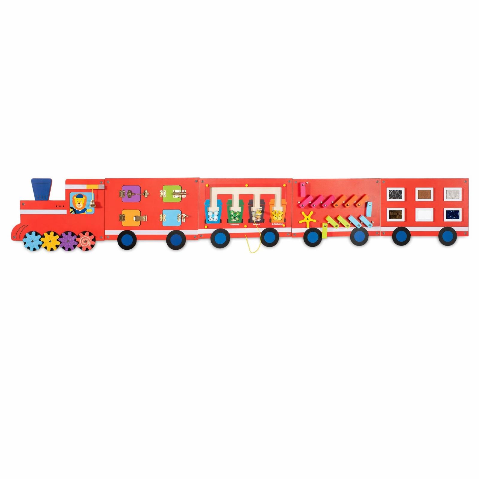 Houten wandbord met activiteit - Kids Education Wallpaper recensie en prijs