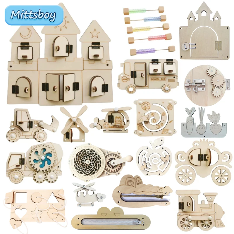 Montessori Drukbord DIY Houten - Kids Education Calculator recensie en prijs