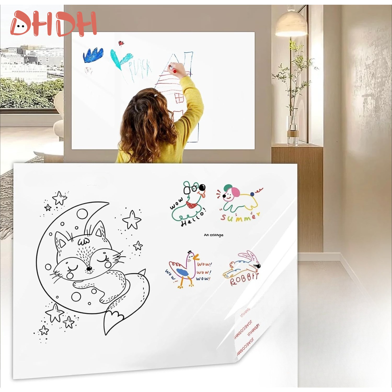 Schilderrol voor kinderen – Wi - Kids Education Wallpaper recensie en prijs