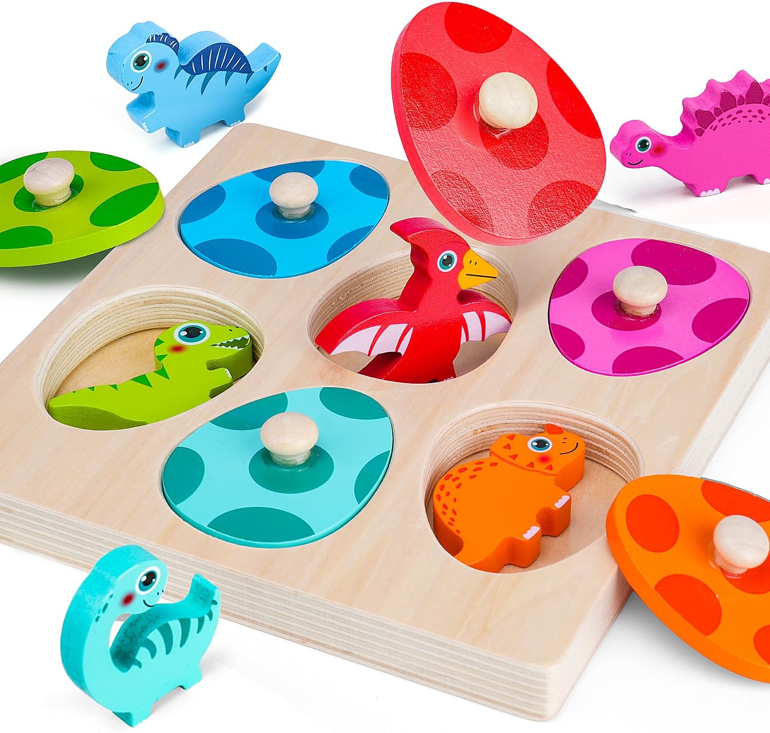 Houten Dinosaurus Puzzel Speel - Kids Educational Game 3 recensie en prijs