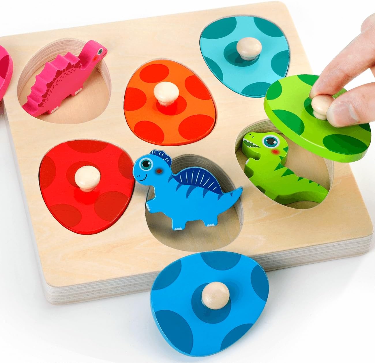 Houten Dinosaurus Puzzel Speel - Kids Educational Game 3 recensie en prijs