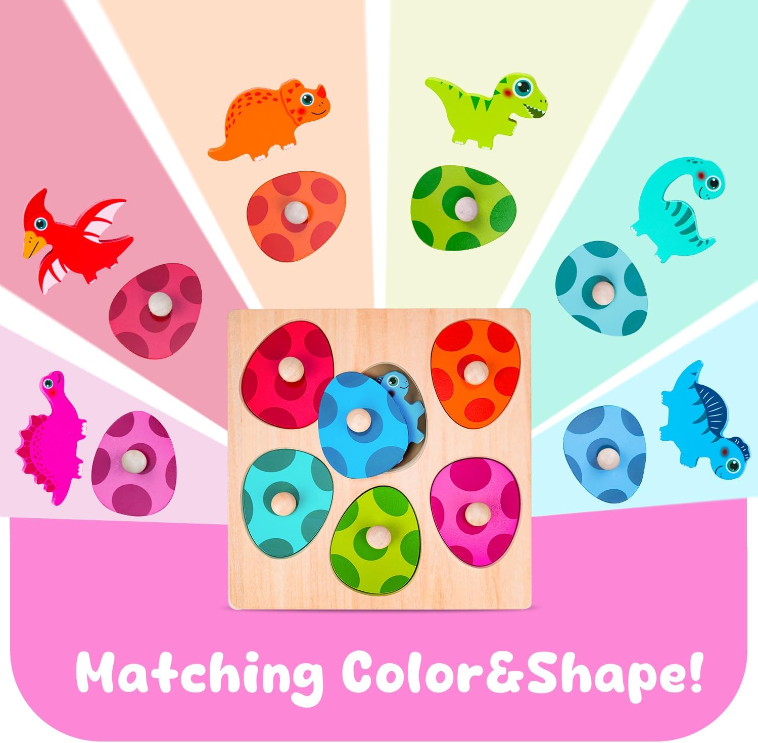 Houten Dinosaurus Puzzel Speel - Kids Educational Game 3 recensie en prijs